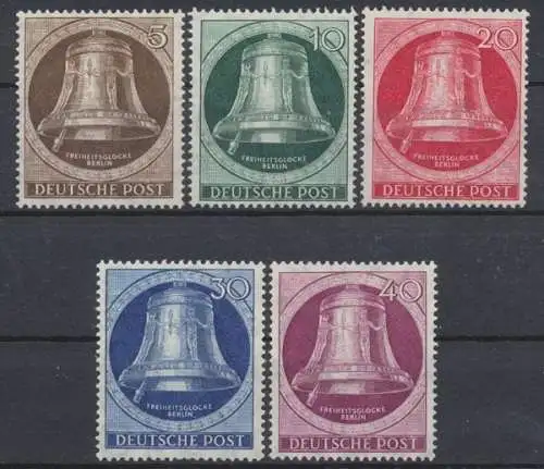 Berlin, MiNr. 75-79, postfrisch - 605535