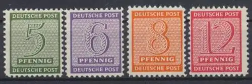 SBZ, MiNr. 120-123 X, postfrisch - 606159