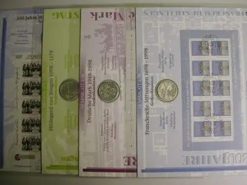 BRD Numisblätter, kompletter Jahrgang 1998 - 890139