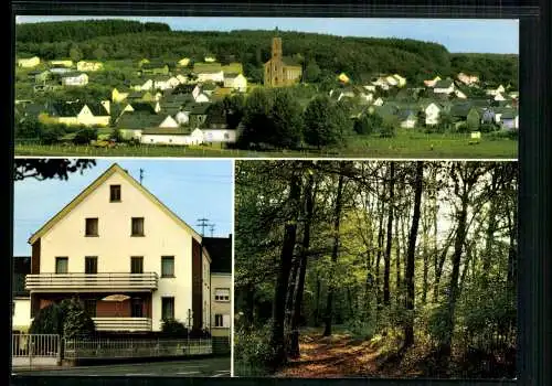 Waldbrunn-Ellar, Ortsansicht und Pension Eduard Jost - 413055