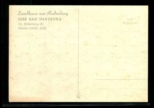 Bad Harzburg, Landhaus am Rodenberg - 412698