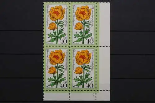 Deutschland, MiNr. 868, 4er Block, Ecke re. u., FN 1, postfrisch - 656790