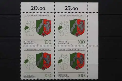 Deutschland, MiNr. 1663, 4er Block, Ecke rechts oben, postfrisch - 656031