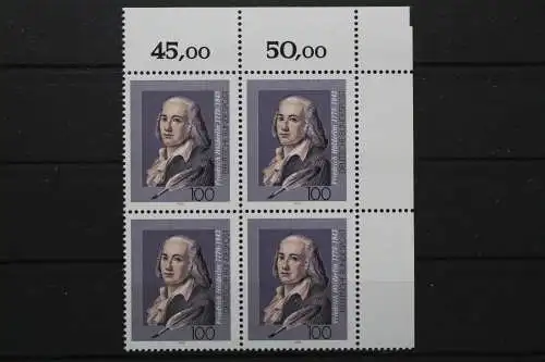 Deutschland, MiNr. 1681, 4er Block, Ecke rechts oben, postfrisch - 656048