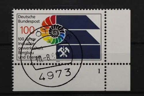 Deutschland (BRD), MiNr. 1436, Ecke rechts unten, FN 1, EST - 656595