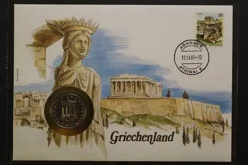 Griechenland, Numisbrief, 12.9.91 - 657085