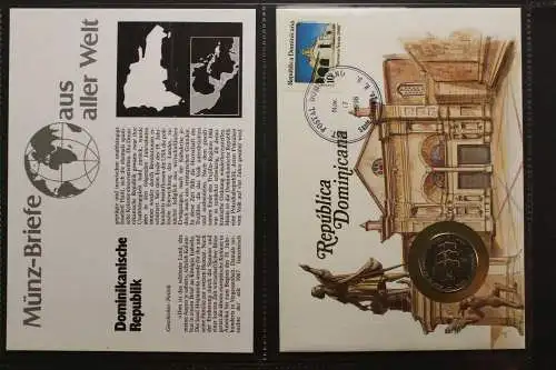 Dominikanische Republik, Numisbrief, 17.11.1988 - 657097