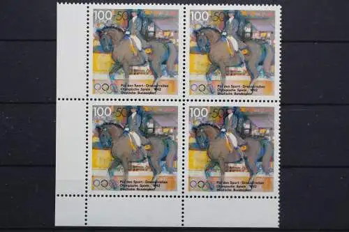 Deutschland, MiNr. 1594, Viererblock, Ecke li. unten, postfrisch - 656703