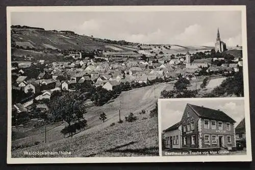 Waldböckelheim / Nahe, Teilansicht, Kirche, Gasthaus zur Traube - 422090