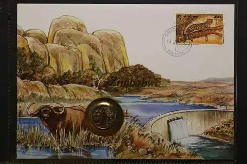 Simbabwe, Numisbrief, 14.7.1992 - 657115