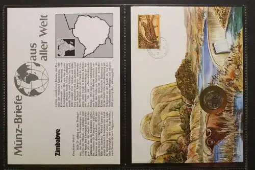 Simbabwe, Numisbrief, 14.7.1992 - 657115