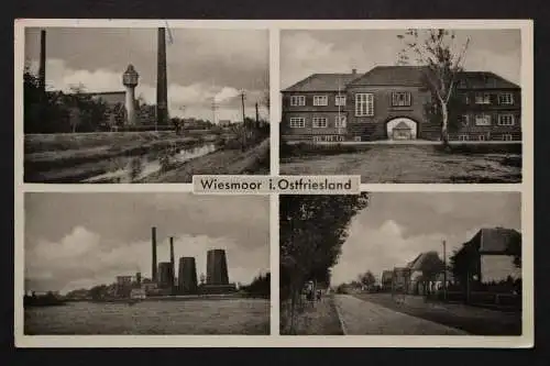 Wiesmoor, Ostfriesland, Industrie- und Strassenansicht - 421681