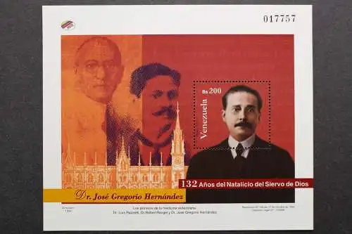 Venezuela, MiNr. Block 52, postfrisch - 657759