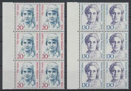 Berlin, MiNr. 811-812, 6er Bogenteile, Seitenrand links, postfrisch - 607809