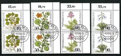 Deutschland (BRD), MiNr. 1108-1111, SP, Eckränder rechts oben, gestempelt - 607698