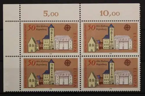 Deutschland, MiNr. 970, Viererblock, Ecke li. oben, postfrisch - 656805