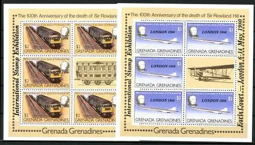 Grenada-Grenadinen, MiNr. 390-393 Kleinbögen, postfrisch - 691410