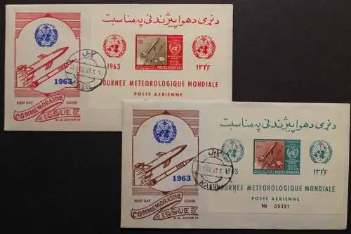 Afghanistan, MiNr. Block 41 B + 42 A, FDC - 657989