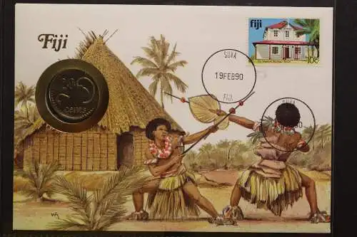 Fiji, Numisbrief, 19.2.90 - 657093