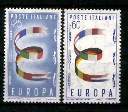 Italien, MiNr. 992-993, postfrisch - 692485