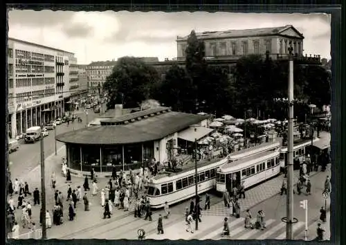 Hannover, Cafe am Kröpcke mit Opernhaus - 413206