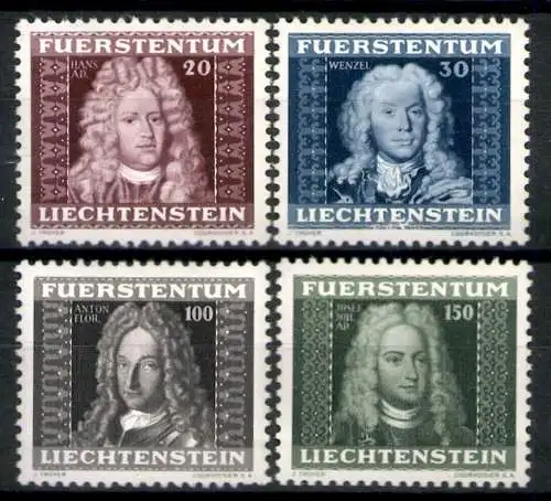 Liechtenstein, MiNr. 198-201, postfrisch - 608490