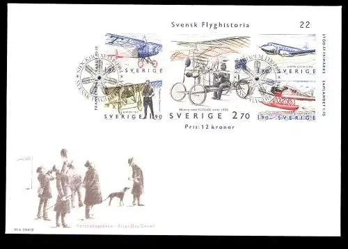 Schweden, MiNr. Block 12, FDC - 608201