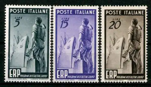 Italien, MiNr. 774-776, postfrisch - 608398