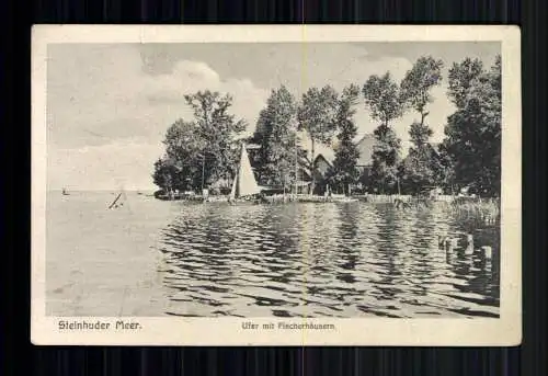 Steinhuder Meer, Ufer mit Fischerhäusern - 419188