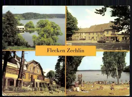 Zechlin, Markt, Erholungsheim Eisenhöhe, Strandbad - 419549