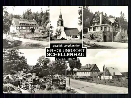 Schellerhau/Erzgeb., Kirche und andere Ortsansichten - 419559