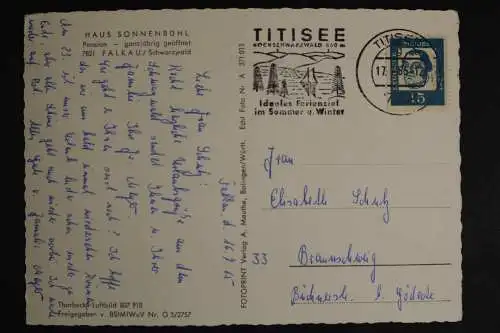 Falkau/Schwarzwald, Luftbild, Ortsansicht, Pension Sonnenbühl, Feldberg - 419697