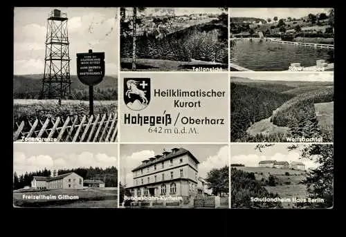 Hohegeiß/Oberharz, Zonengrenze, Schwimmbad, Schullandheim, Wappen - 419809