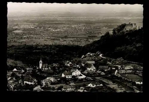 Baden-Baden, Teilansicht mit Burg-Ruine Alt-Eberstein - 419928