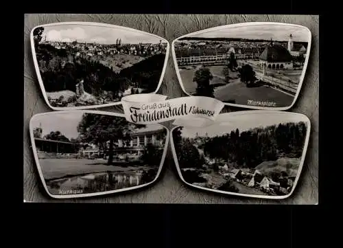 Freudenstadt, Schwarzwald, 4 Bilderkarte - 414037