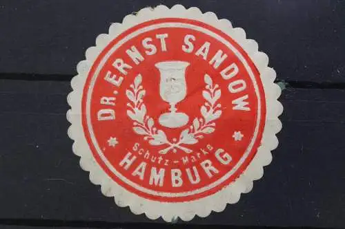 Hamburg, Dr. Ernst Sandow, Siegelmarke - 636584