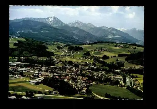 Siegsdorf mit Bayerischen Alpen, Gesamtansicht - 414378