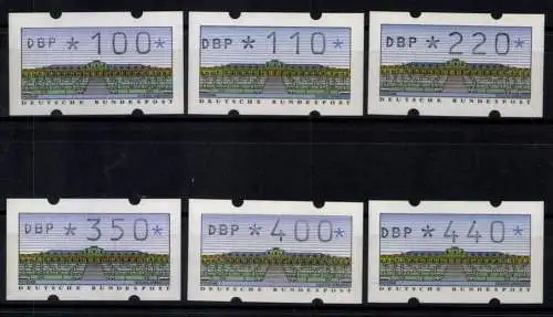 Deutschland Automaten, Mi. Nr. 2, Type 1.1 V-Satz 3, o. Zn, postfrisch - 610704