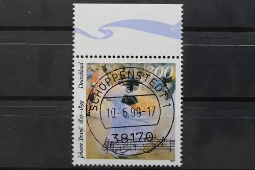 Deutschland (BRD), MiNr. 2061, zentrischer Stempel, EST - 637036