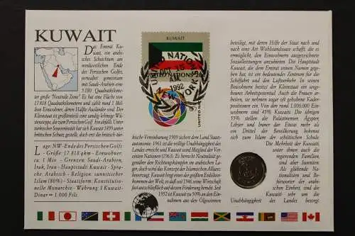 Kuwait, Numisbrief vom 16.9.92 - 659771