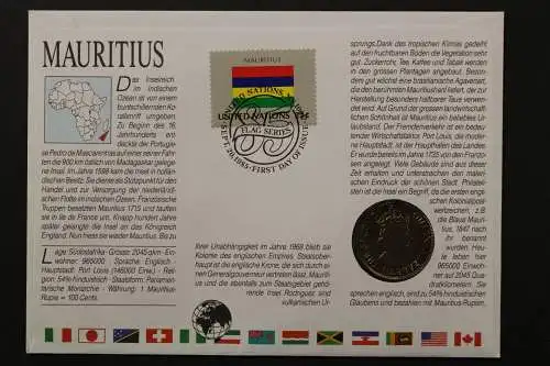 Mauritius, Numisbrief vom 5.11.86 - 659817