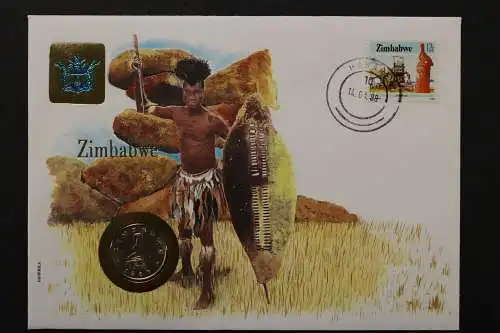 Simbabwe, Numisbrief vom 14.9.88 - 659820