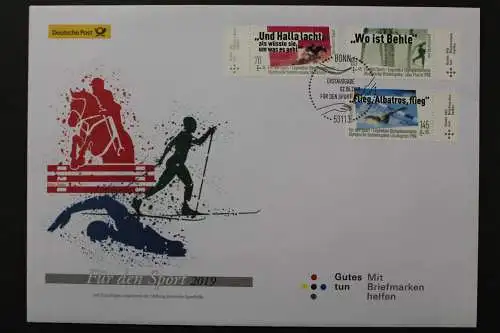 Deutschland (BRD), MiNr. 3460-3462, ESST Bonn, FDC - 660483