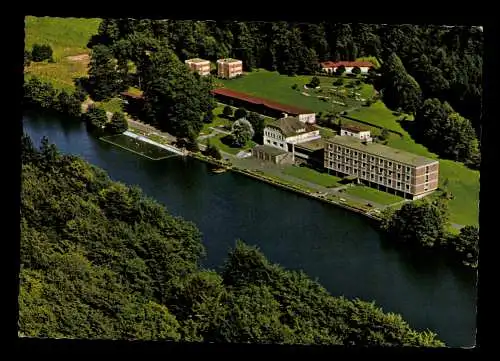 Hirzenhain/Oberhessen, Sanatorium Hillersbach, Luftbild - 414565