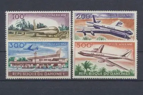 Dahomey, MiNr. 222-225, Flugzeuge, postfrisch - 692937