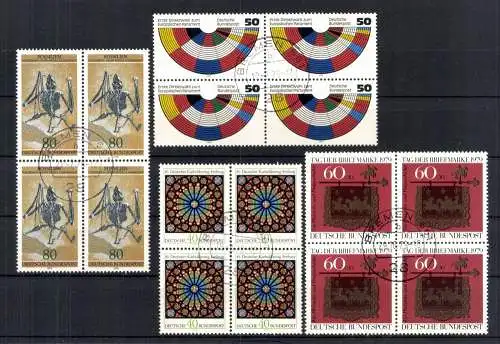 Deutschland (BRD), MiNr. 974,977,1002,1023 VB, gestempelt - 612888