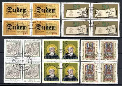 Deutschland (BRD), MiNr. 1039,1045,1051,1054,1055 VB, EST - 612878