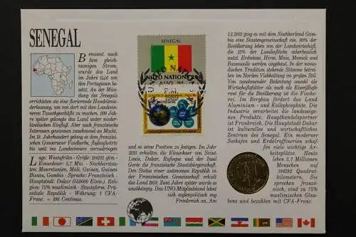 Senegal, Numisbrief vom 1.6.88 - 659839