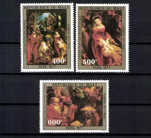 Mali, MiNr. 612-614, postfrisch - 612941