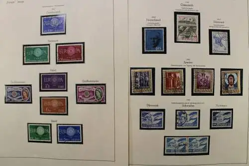 Europa Union (CEPT) 1956-1972, gestempelte Sammlung - 707219